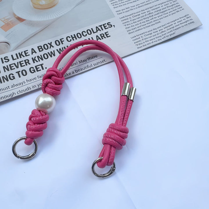 Elegant Braided Keyring Strap Bowlift