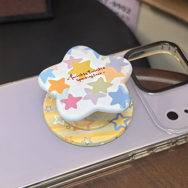 Decorative Star-Shaped Phone Grip Bowlift