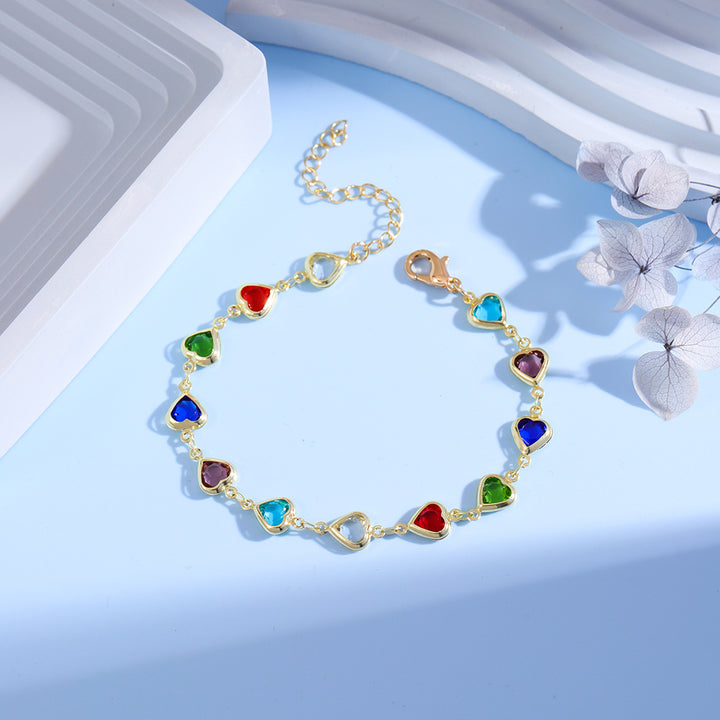Heart Charm Bracelet Bowlift