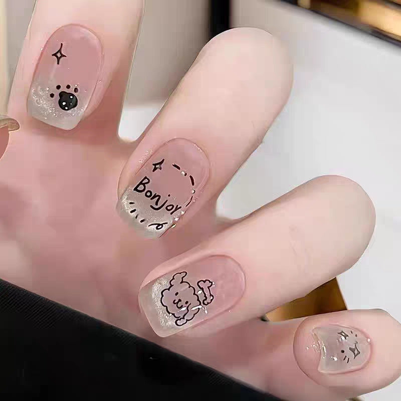 Illustrated Press-On Nail Art