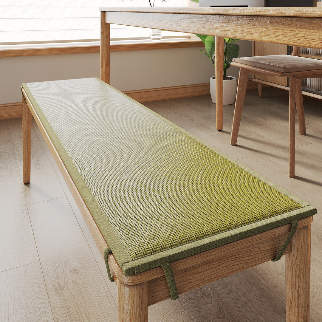 Plush Woven Bench Cushion Mat Bowlift