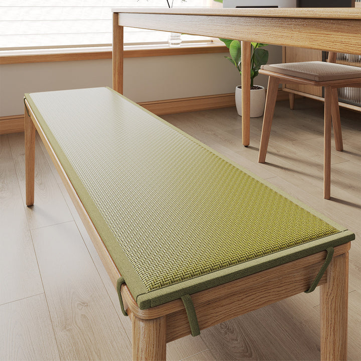 Plush Woven Bench Cushion Mat Bowlift