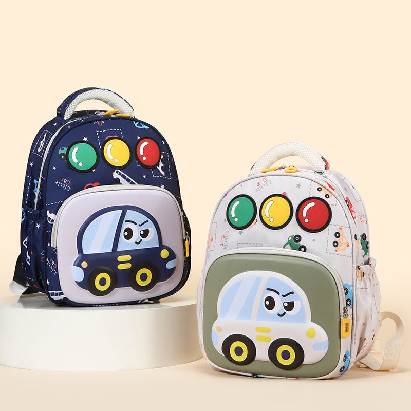 Children's Cartoon-Themed Backpack Bowlift