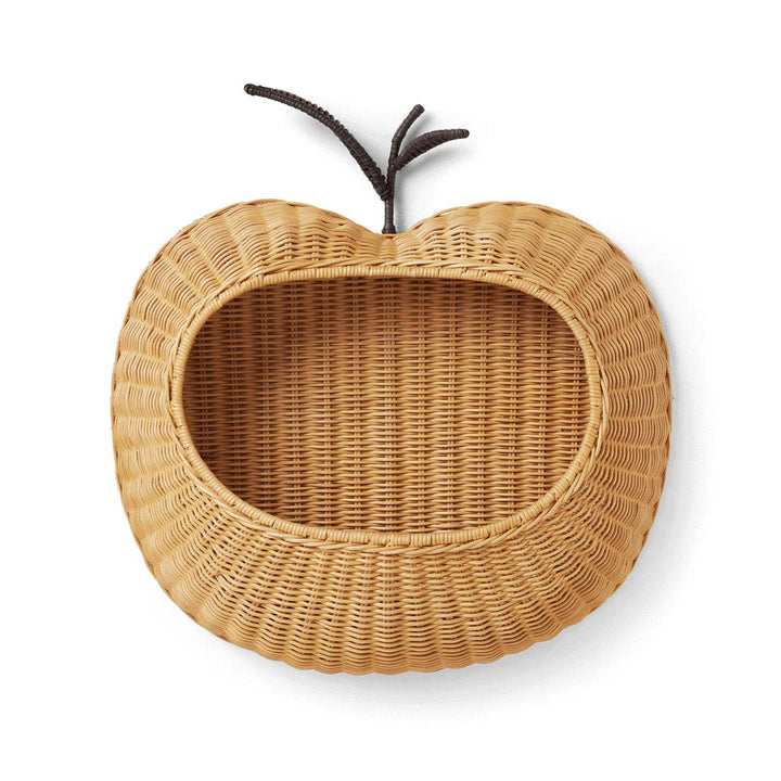 Decorative Woven Pear-Shaped Storage Basket Bowlift