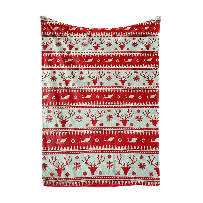 Women's Christmas blanket with festive tree and gift design Bowlift