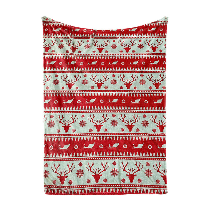 Women's Christmas blanket with festive tree and gift design Bowlift