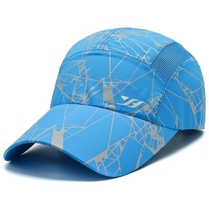 Women’s sporty running cap with stunning geometric pattern Bowlift