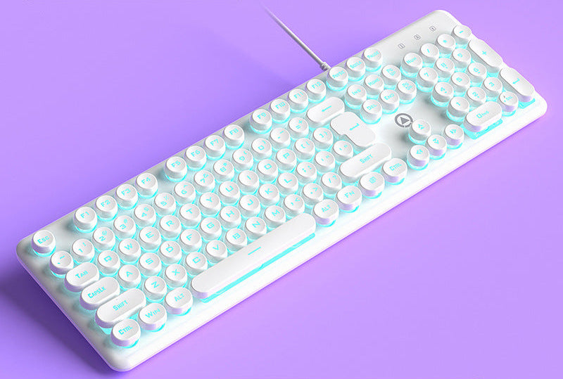 Retro Wireless Keyboard Bowlift