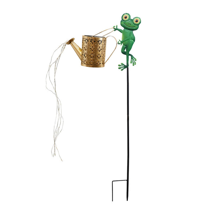 Decorative Hummingbird Solar Garden Stake With Hanging Lantern Bowlift