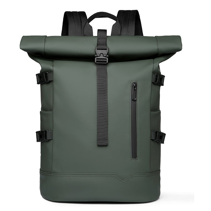 Stylish Roll-Top Waterproof Backpack Bowlift