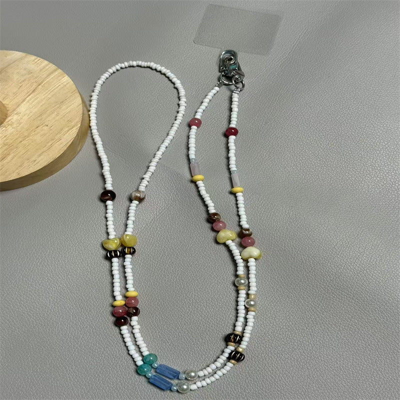 Stylish Beaded Eyewear Lanyard Bowlift