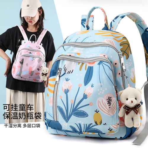 Playful Cartoon Pattern Backpack Bowlift