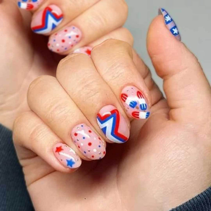 Festive Themed Nail Art