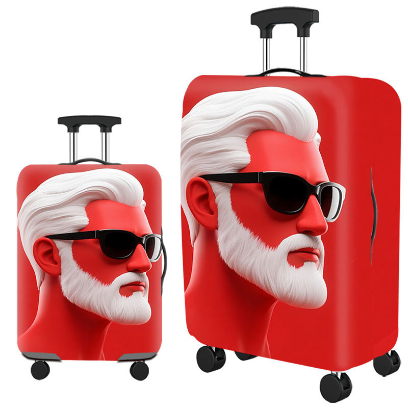 Unisex hard shell suitcase with a playful cat design Bowlift