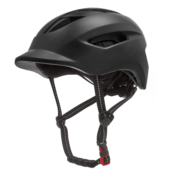 urban commuter cycling helmet with adjustable retention and integrated visor Bowlift