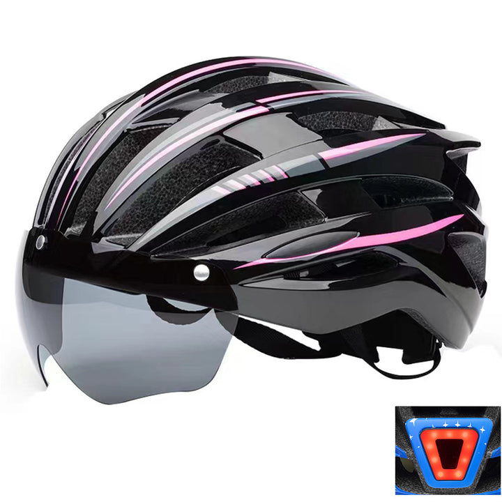 Bicycle helmet with integrated visor and innovative ventilation system Bowlift