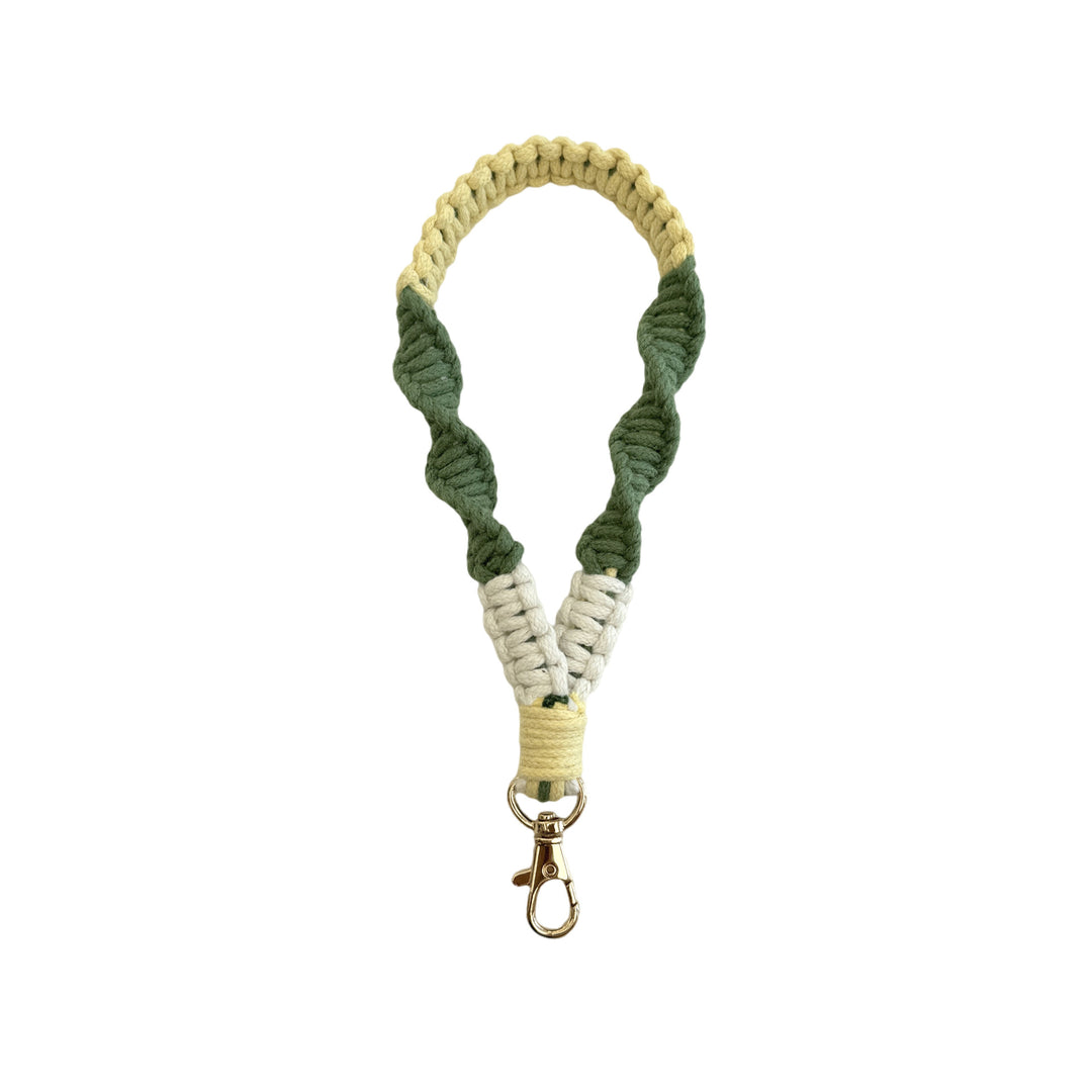 Textured Macrame Keychain Holder Bowlift