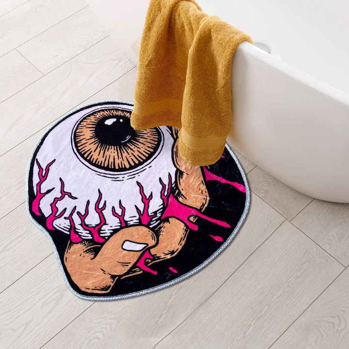 Halloween-Themed Ghost Bath Mat Bowlift