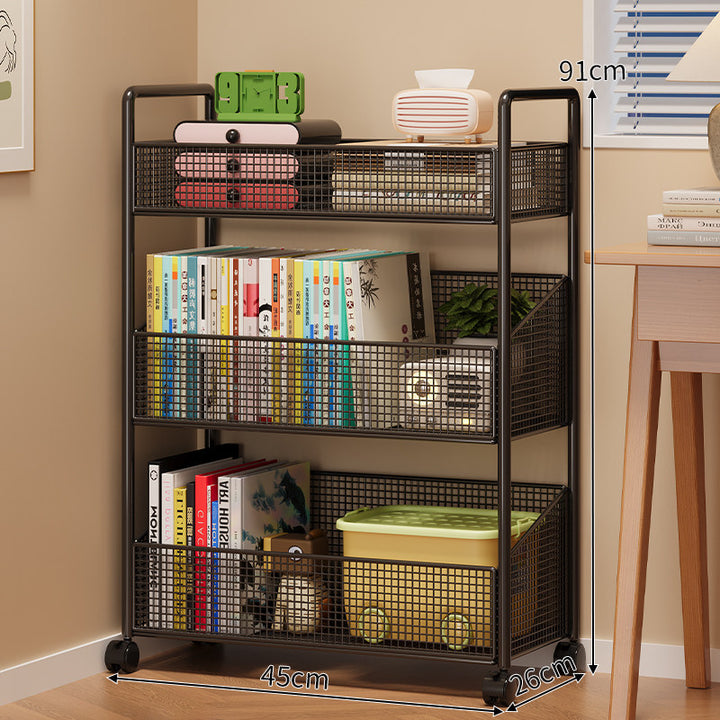 Modern Multi-Tier Mesh Storage Shelf Bowlift