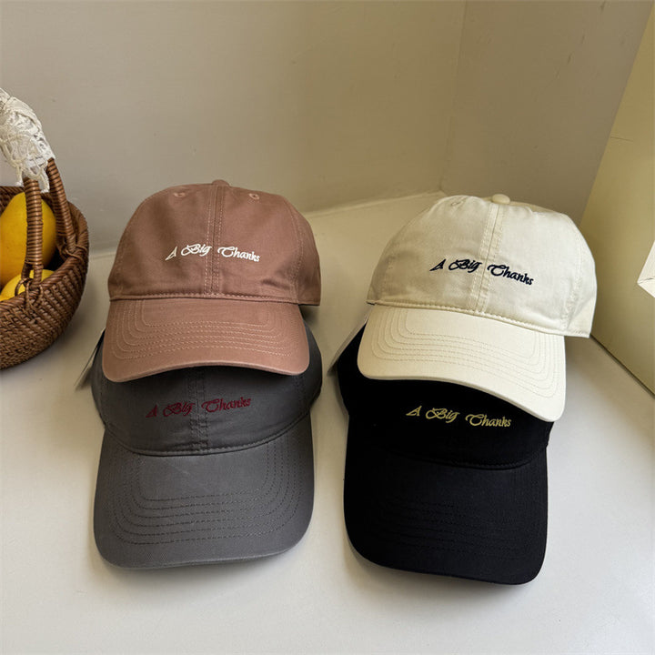 Women's Classic Embroidered Cotton Baseball Cap Bowlift