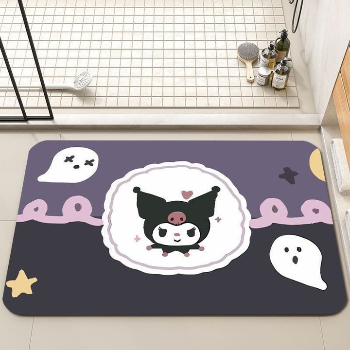 Playful Cartoon-Themed Bath Mat Bowlift
