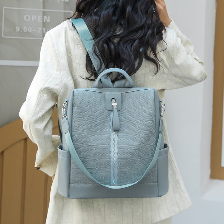 Textured Multi-Pocket Backpack Bowlift