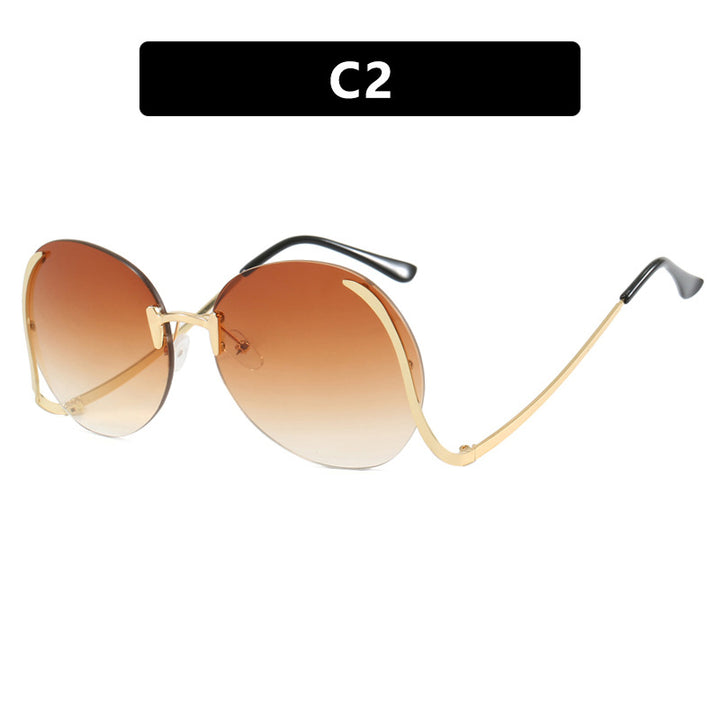 Women’s luxurious oversized sunglasses with innovative frame and UV protection Bowlift