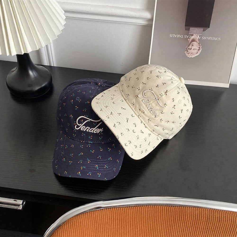 Women's Trendy Floral Print Baseball Cap Bowlift