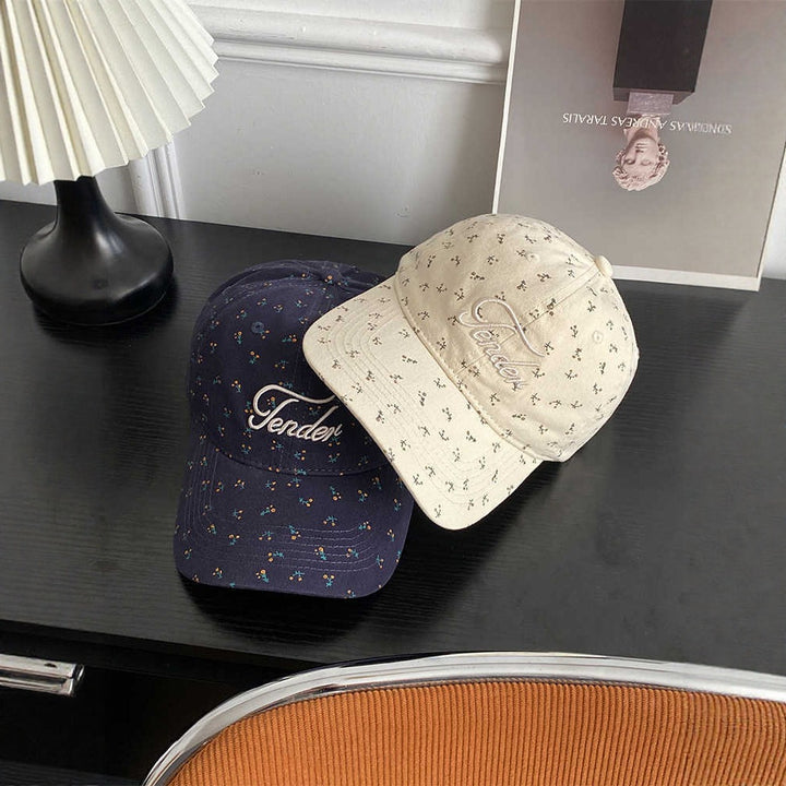 Women's Trendy Floral Print Baseball Cap Bowlift