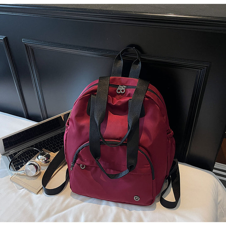 Versatile Grid Pattern Backpack Bowlift
