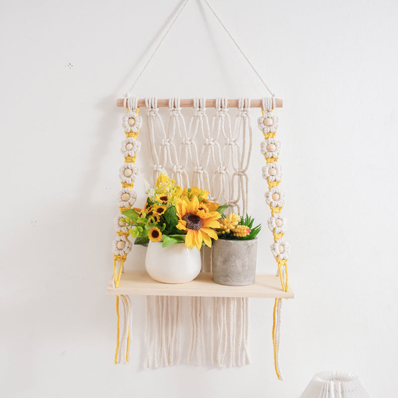 Decorative Macramé Swing Shelf Bowlift