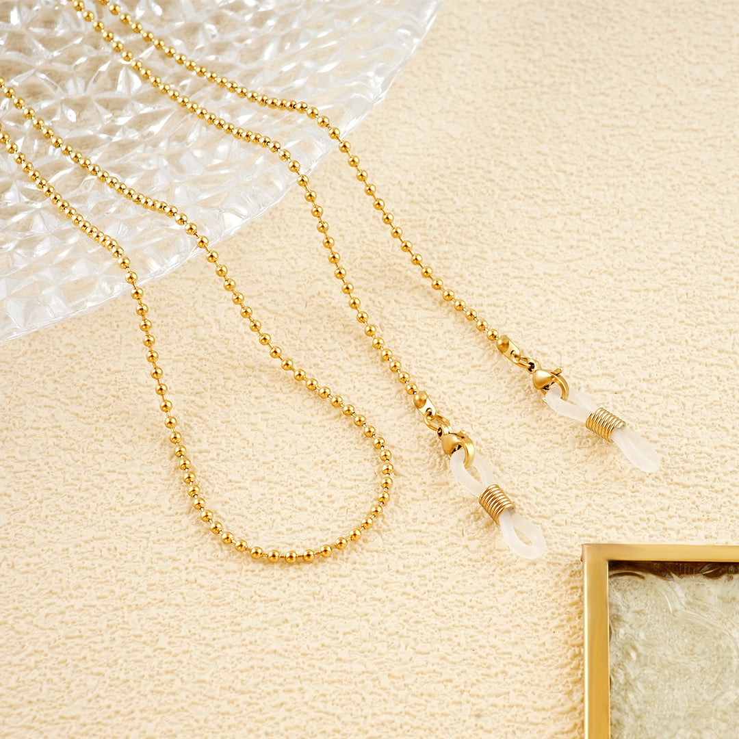 Premium Metal Beaded Eyewear Chain Bowlift