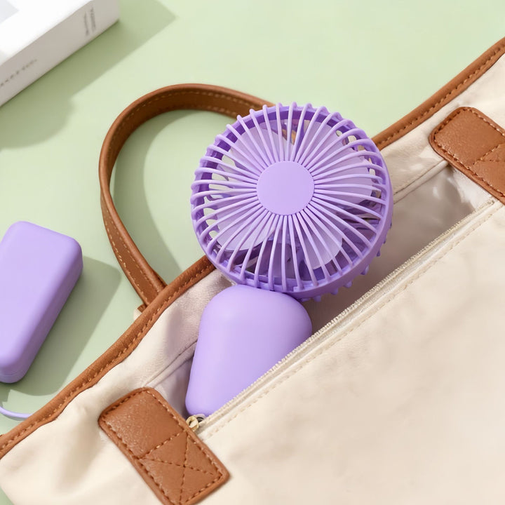 Women Portable Mini Fan with Flexible Design Bowlift