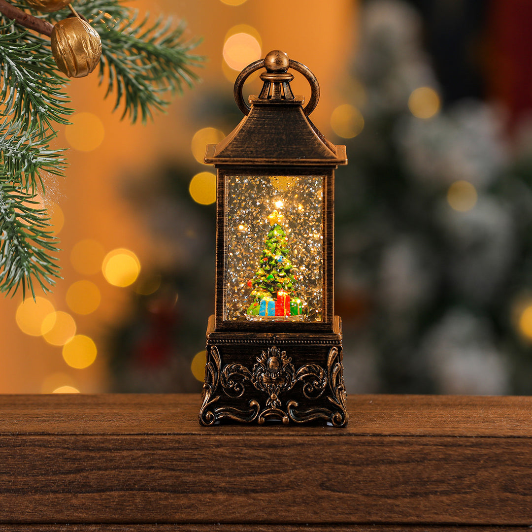Decorative Snow Globe Lantern Bowlift 1790145134