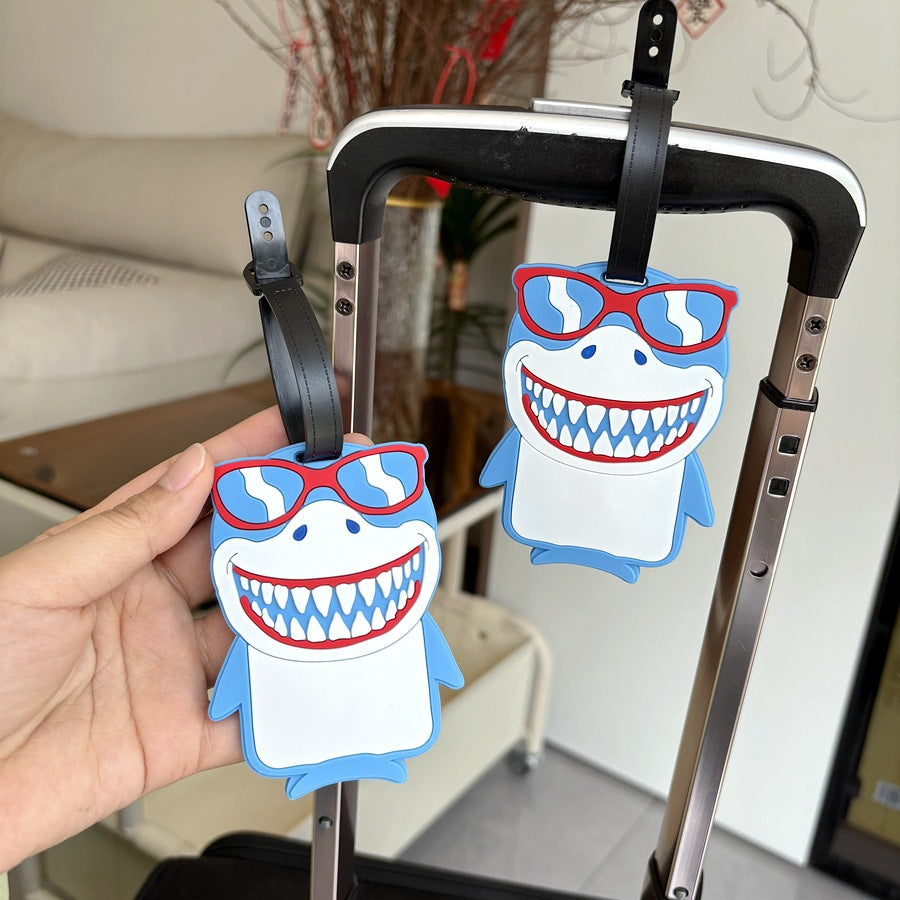 Shark Character Luggage Tag Bowlift