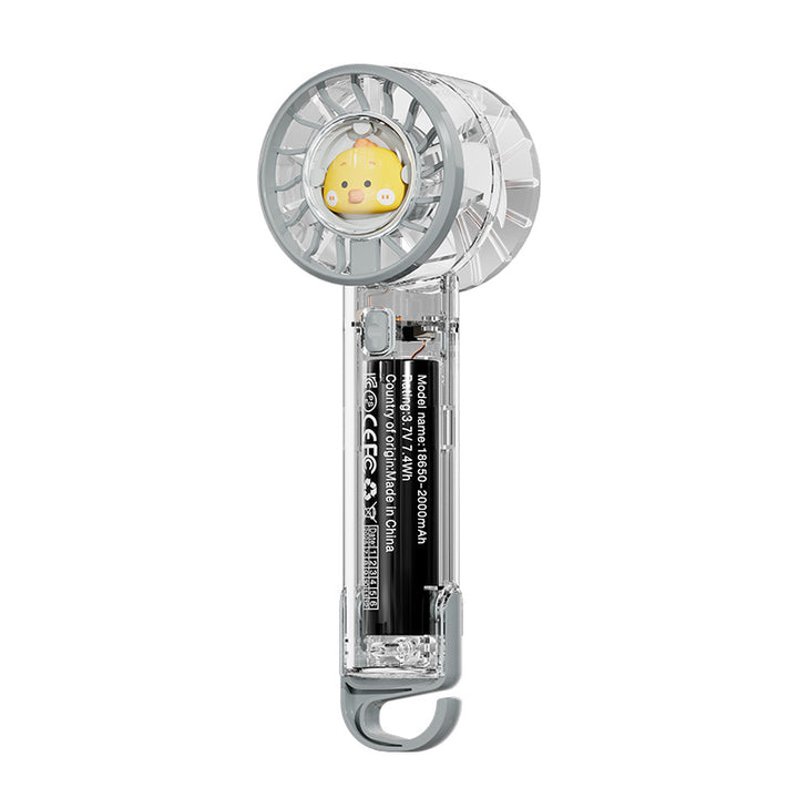Women's Portable Mini Fan with Quiet Wind Function Bowlift