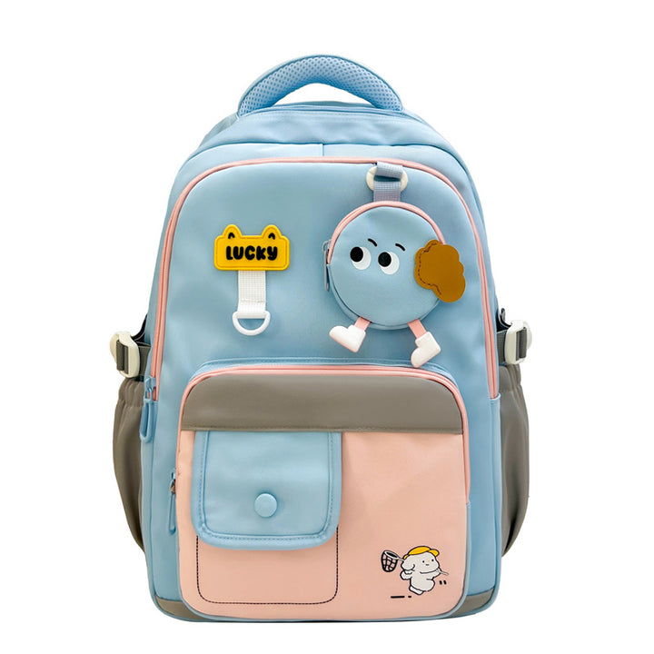 Playful Character Design School Backpack Bowlift