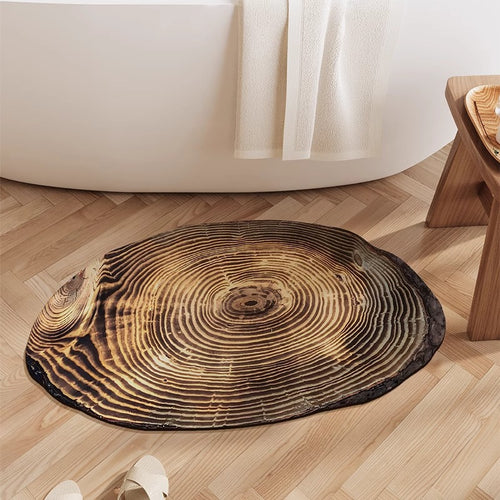 Artistic Circular Area Rug for Indoor Home Decor