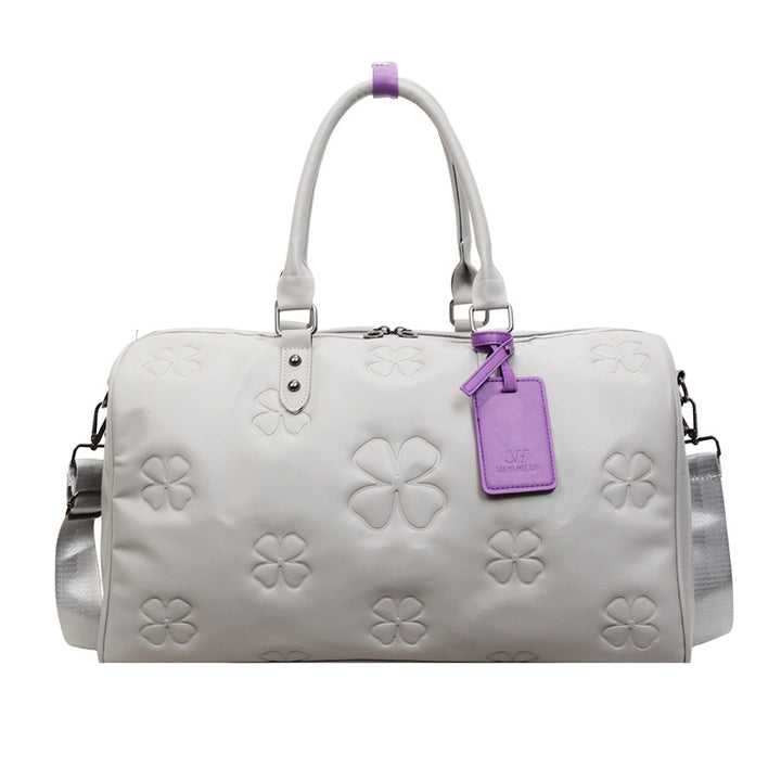 Stylish Embossed Travel Duffel Bag
