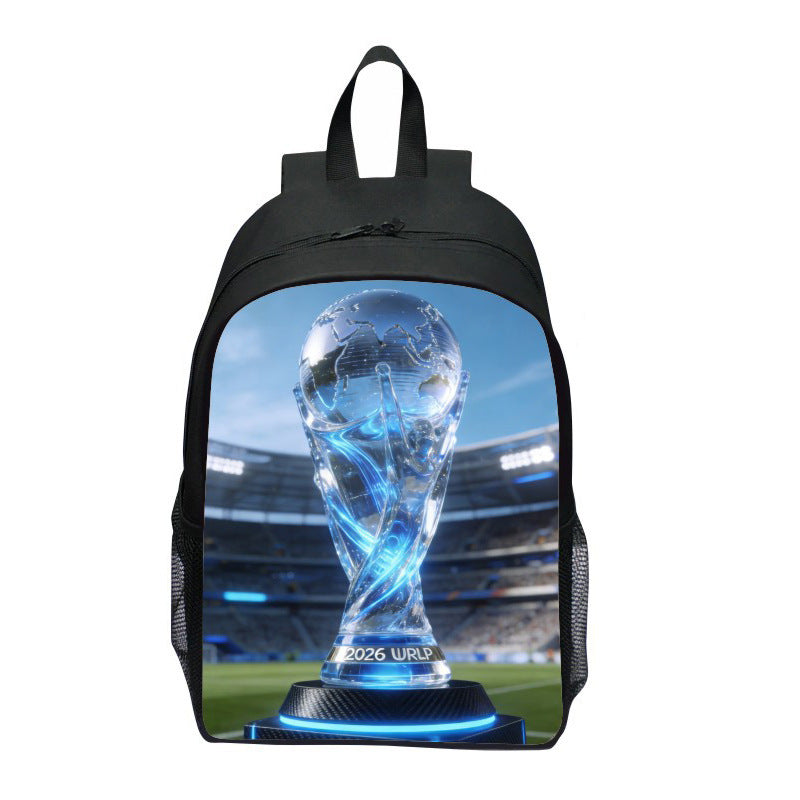 Sporty backpack with Wm trophy design Bowlift