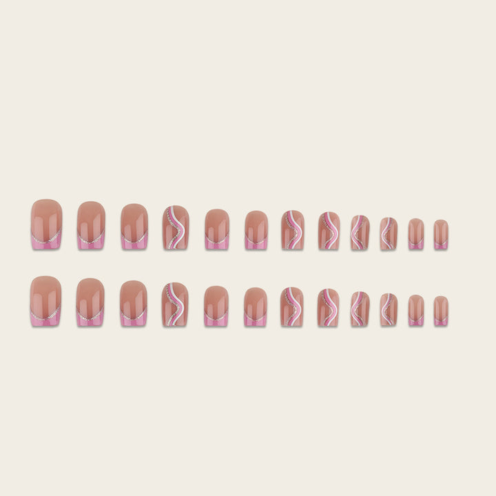 Glamorous Nail Art with Rhinestones Bowlift