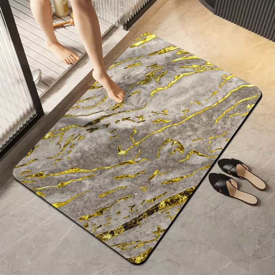 Luxurious Marble Finish Mat Bowlift