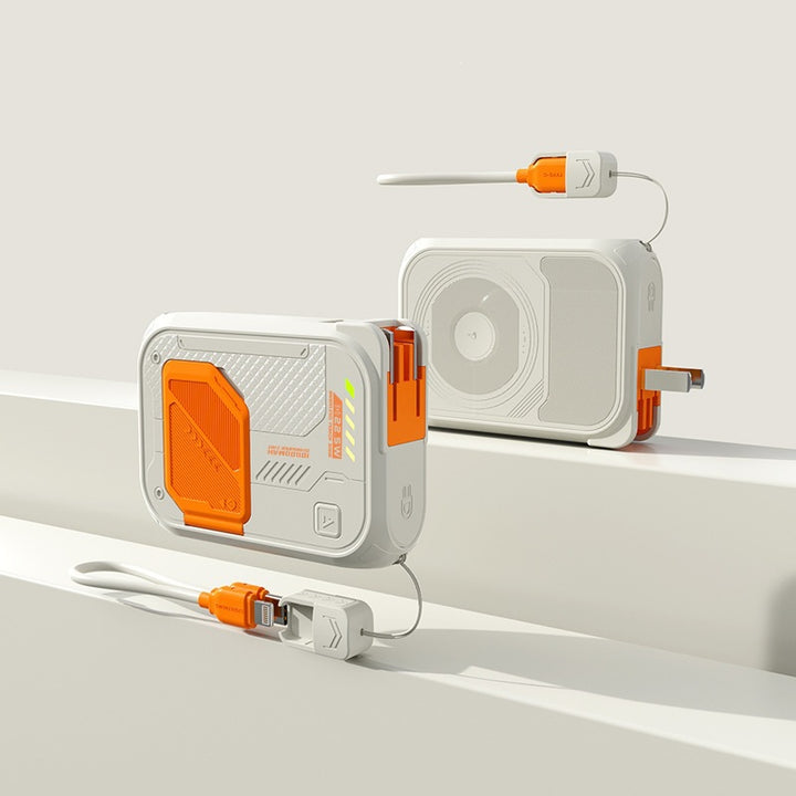 Multifunctional power bank with integrated charging cable and outstanding fast charging function Bowlift