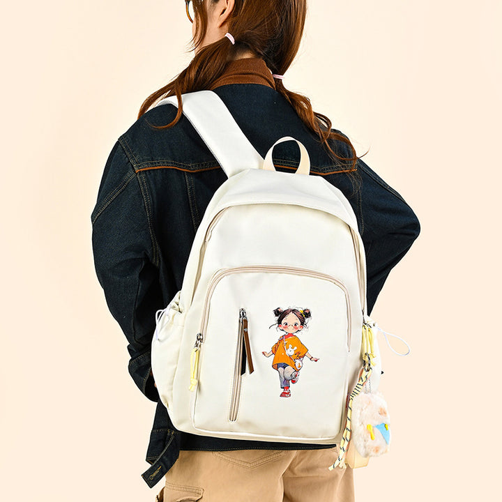 Backpack with Cute Cartoon Design Bowlift