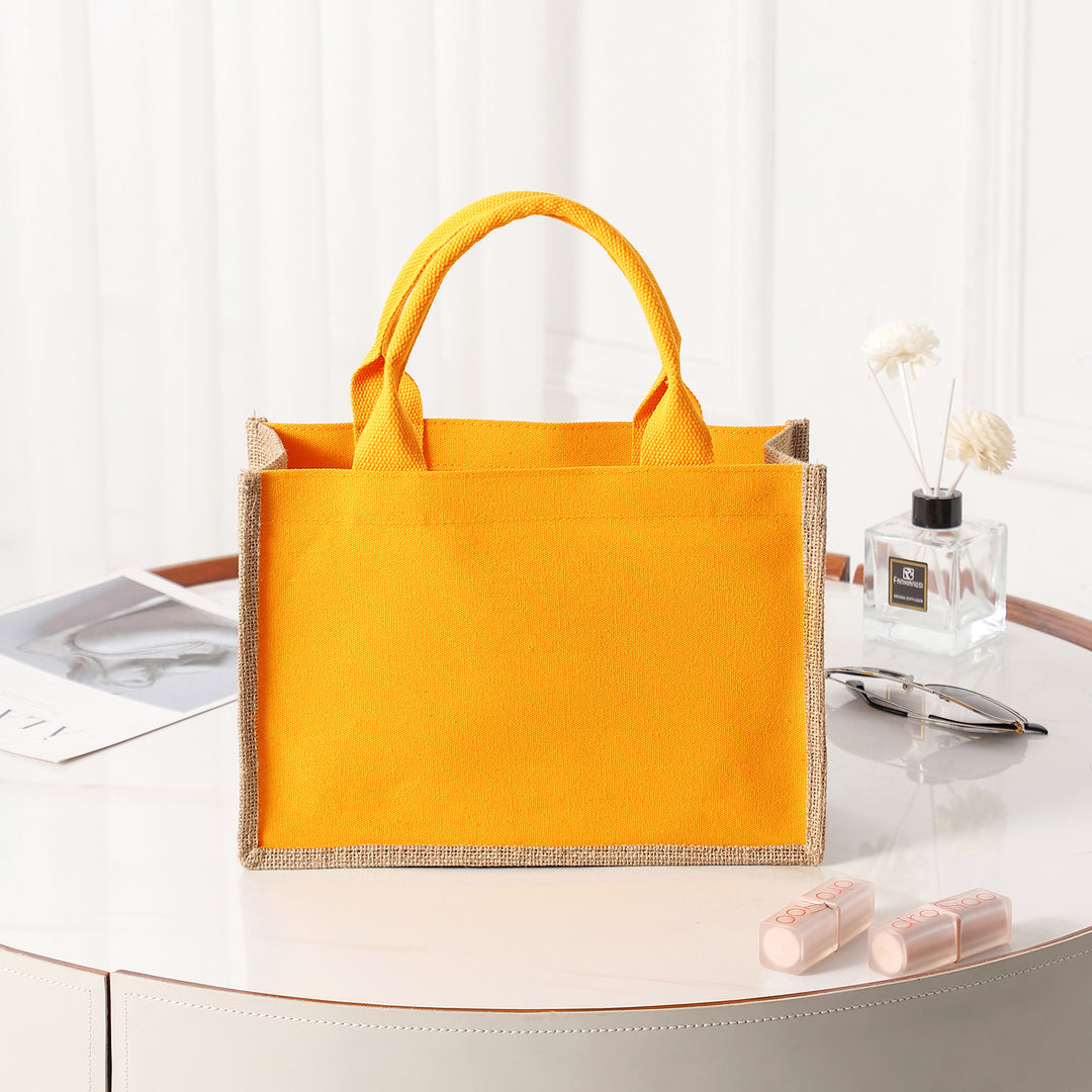 Spacious jute bag with reinforced handles Bowlift