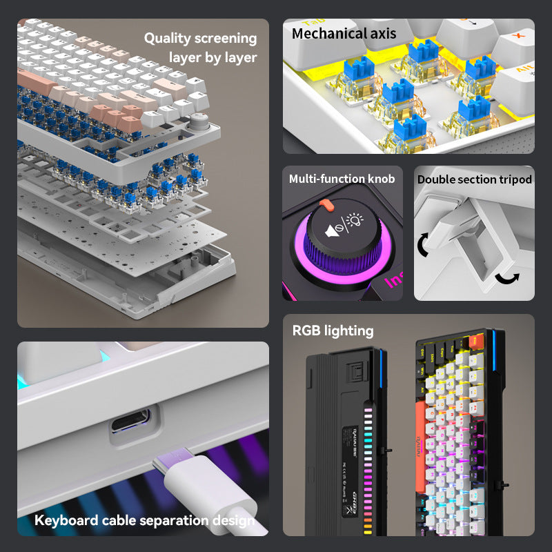 Gaming Mechanical Keyboard Bowlift
