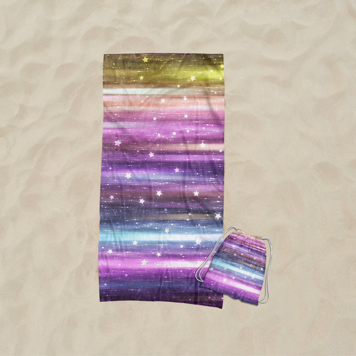 Beach towel with elaborate wave design Bowlift