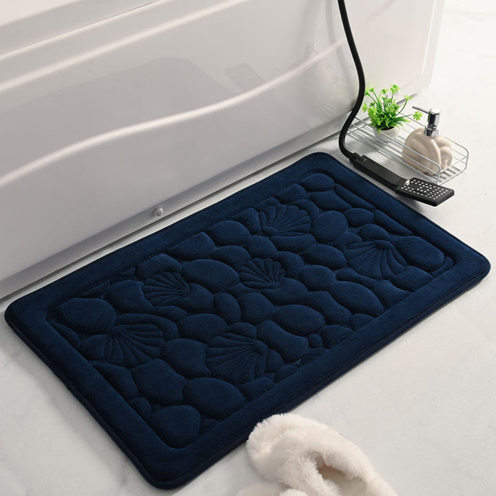 Coastal Pebble Design Bath Mat Bowlift