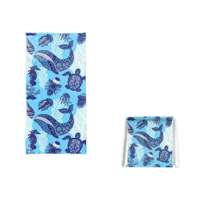 Beach towel with exclusive sea turtle motif Bowlift