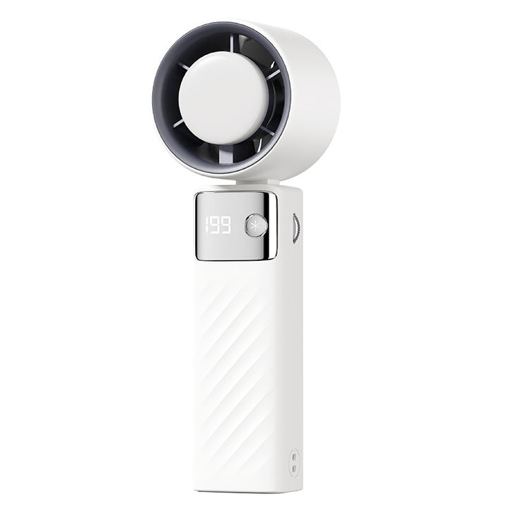 High-Efficiency Handheld Cooling Fan with Digital Display Bowlift
